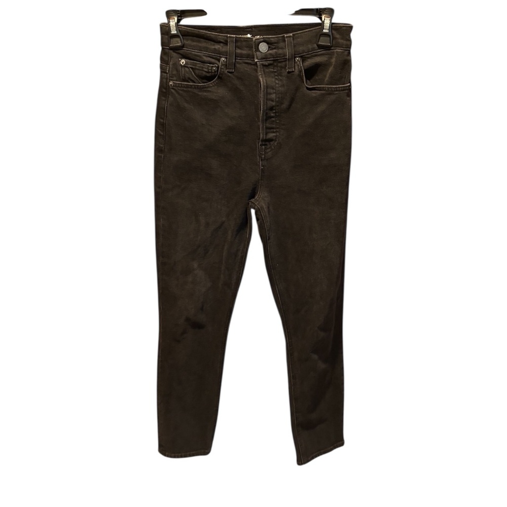 Grlfrnd Jeans The Piper Super High Rise Slim Stretch Crop Hollywood Heights 25